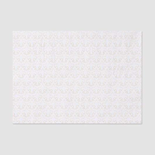 Blanc élégant et papier de soie de soie de Gold (Recto)