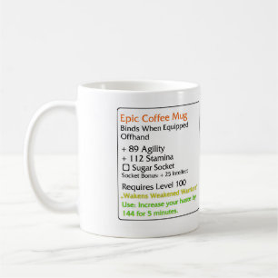 Blanc épique de tasse de café