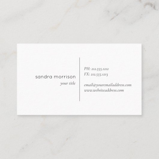 blanc et carte de visite pointillé par or (Dos)