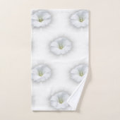 blanc et nuances de gris (Serviette à main)