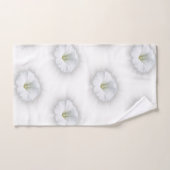 blanc et nuances de gris (Serviette à main)