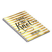 Blanc et or attachant le carnet de mariage de (Côté Droit)