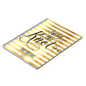 Blanc et or attachant le carnet de mariage de (Côté gauche)