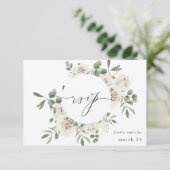 Blanc Fleurs & Eucalyptus avec RSVP repas 4 (Debout devant)