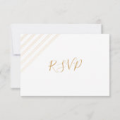 Blanc Floral mariage rsvp avec choix d'entrée (Dos)