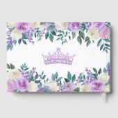 Blanc Floral Violet Quinceañera (Verso)