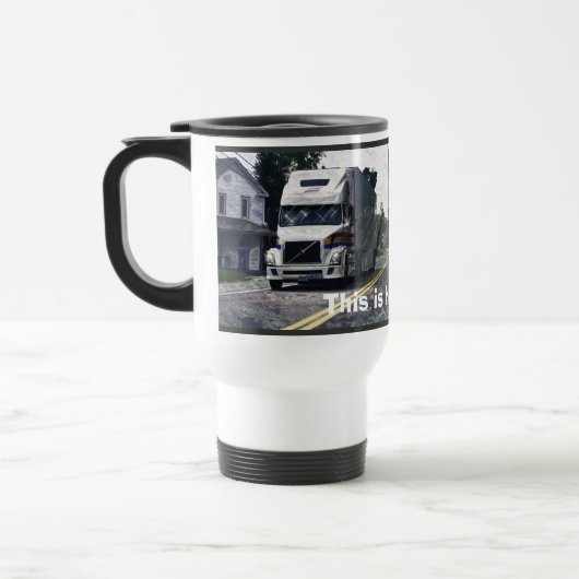 BLANC GROG RIG TRUCKER'S TRAVEL MUG (Gauche)