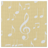 blanc jaune notes tissu motif (Fermer)