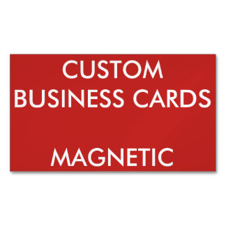 Blanc magnétique de cartes de visite personnalisé