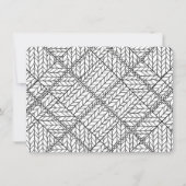 BLANC MAILLÉ ARGYLE 4.5x6.25 Carte plate / Horizon (Devant)