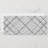 BLANC MAILLÉ ARGYLE 4x9,25 Carte plate / Horizonta (Devant)
