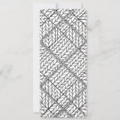 BLANC MAILLÉ ARGYLE 4x9,25 Carte plate / Verticale (Devant)