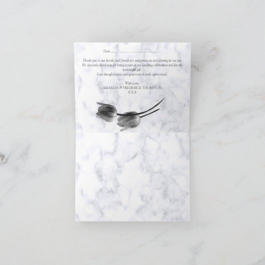 Blanc moderne - Marbre noir Merci Abstrait (Intérieur)