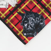 Blanc noir écossais Terrier écossais couverture ch (Coin)