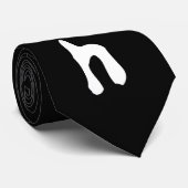 Blanc noir - Goth - Cravate (Roulé)