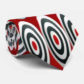 Blanc noir rouge de boudine de la cravate des (Roulé)