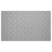 blanc notes de musique tissu motif (Fat Quarter)