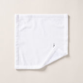 Blanc Paris Tour Eiffel Serviettes de bain Set Cad (Gant de toilette)