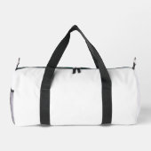 Blanc Petit sac Duffel Tendance Abstrait Vert Or (Verso)