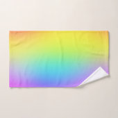 Blanc Poisson Poisson Enfants Arc-en-ciel  (Serviette à main)