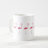 Blanc rose de tasse de Flamant rose (Devant gauche)