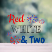 Blanc rouge et deux 2e anniversaire (Neutre)