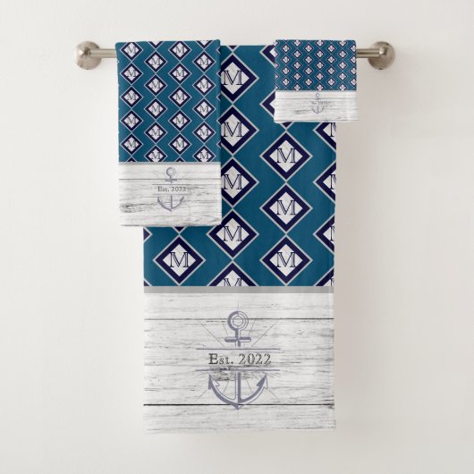 Blanc Russe Wood Beach House Lake House Bleu (En situation)