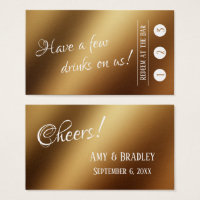 Blanc Sur Faux Gold, 3 Punch Boire Billets