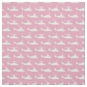 Blanc sur tissu Motif rose V-22 Osprey (Échantillon)