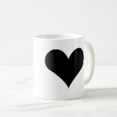 Blanc tasse blanche classique de 11 onces (Devant droit)