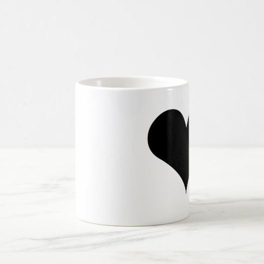 Blanc tasse blanche classique de 11 onces (Centre)