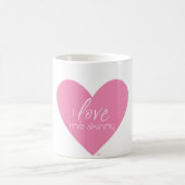 Blanc tasse blanche classique de 11 onces (Centre)