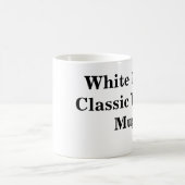 Blanc tasse blanche classique de 11 onces (Centre)