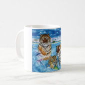 Blanc tasse blanche classique de 325 ml (Devant gauche)