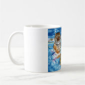 Blanc tasse blanche classique de 325 ml (Gauche)