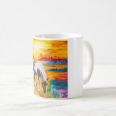 Blanc tasse blanche classique de 325 ml (Devant droit)