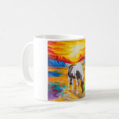Blanc tasse blanche classique de 325 ml (Devant gauche)
