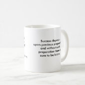 Blanc tasse de 11 onces (Devant droit)