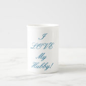 Blanc, tasse de porcelaine tendre (Devant)