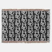 Blanc Trinity Knot Celtic Cat Lancer la couverture (Devant)