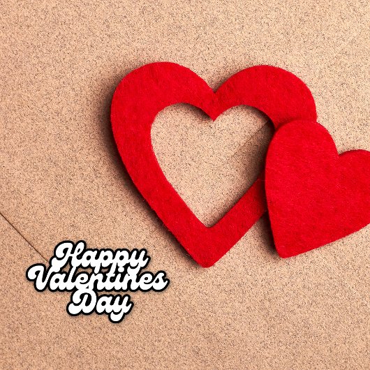 Blanc Valentine's Day Font EX PETIT Sticker Feuill