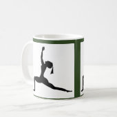 Blanc / Vert : Mug Classique / Café Cup (Devant gauche)