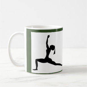Blanc / Vert : Mug Classique / Café Cup