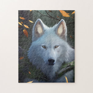 BLANC WOLF ART JIGSAW PUZZLE