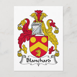 Blanchard Family Crest Briefkaart