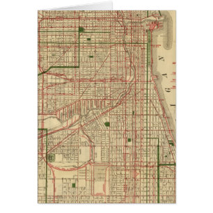 Blanchard's kaart van Chicago