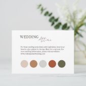 BLANCHE | Carte de boîtier du code vestimentaire d (Debout devant)