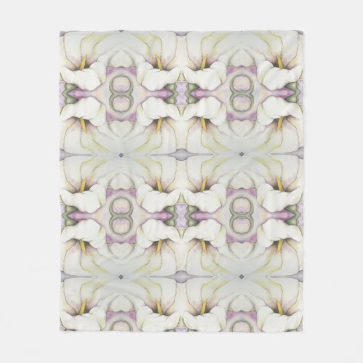 Blanche Couverture bébé Calla Lily (Devant)