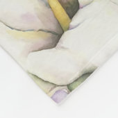 Blanche Couverture bébé Calla Lily (Coin)