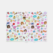 Blanche couverture en toison de Miss Oji (Devant (Horizontal))